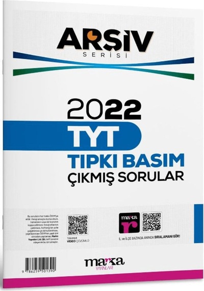 2022 Tyt Arşiv Serisi Tıpkı Basım Çıkmış Sorular Tamamı Video Çözümlü / 9786259501390