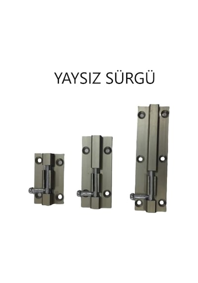 Sürgülü Kapı Kilidi Sliding Door Lock 1'li - Büyük - Yaylı Mavzer
