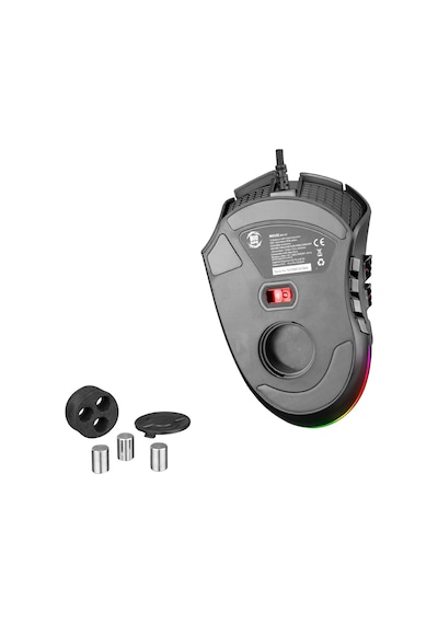 Biogame BM-G7 Giant RGB Makrolu 10.000 DPI 12 Tuşlu Örgü Kablolu 2X Tuş Optik Oyuncu Mouse