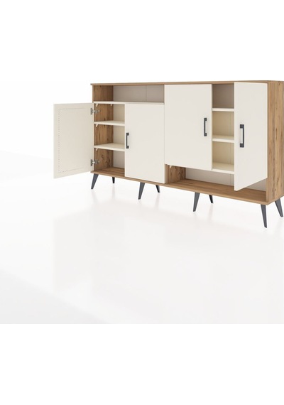 Arges Konsol 6 Raflı 4 Kapaklı 176x30x99 Çam-aytaşı Aytası/aytası - Atlas Çam Arges Konsol 6 Raflı 4 Kapaklı 176x30x99 Çam-aytaşı Aytası/aytası - Atlas Çam