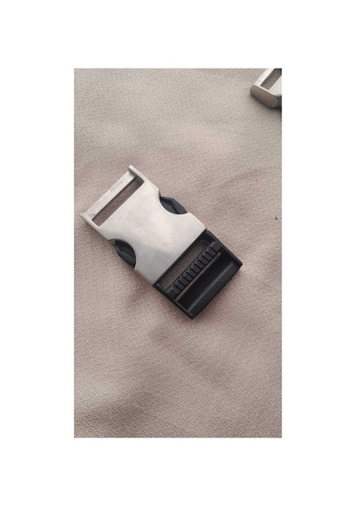 Çanta Kolon Tokası Metal + Vplastik / Boy En 6x3 Cm / 2,4 Cm Kemer Genişliği