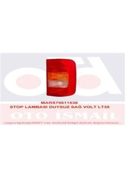 MARS 611536 STOP LAMBASI SAĞ VOLT LT35 98-05 DUYSUZ