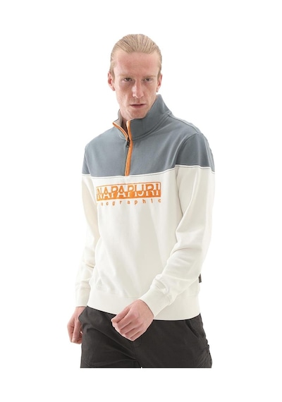 Napapijri B-saturnia Hz Sweatshirt - Np0a4ıchn1a1-10237 Beyaz