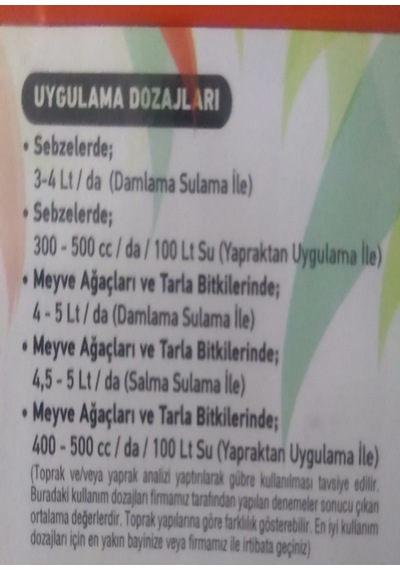Ekolex Organik Sıvı Gübre 4 Litre. Karbon. Azot. Potasyum Içerik