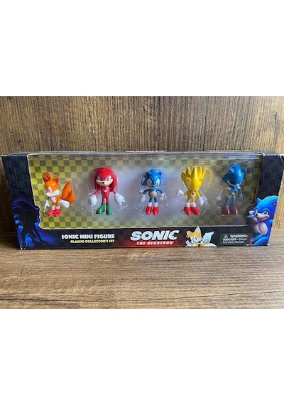 Oyuncak Sonic Figür 5 Figürlü Sonic The Hedgehog Figür Seti Oyuncak Sonıc Figür