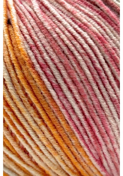 Premium Orijeans Renkli Amigurumi İpliği Punch Panç Baby Soft Cotton 50 Gr Örgü İpi Şeker