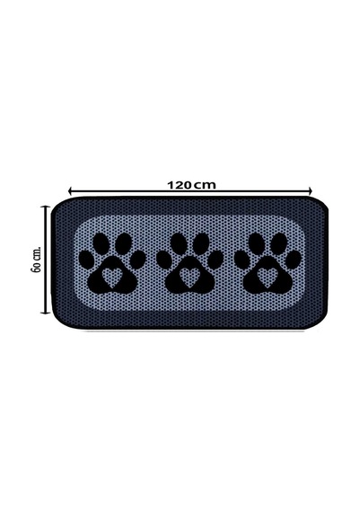 Aktunç Elekli Tuvalet Desenli Önü Kedi Kumu Paspası 60x120 Cm Desen 3