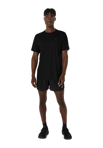 Asics Metarun Ss Top Erkek Siyah Beyaz Tshirt 2011d286-001 Siyah - Beyaz