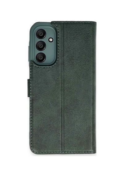 Samsung Galaxy M15 Uyumlu Kılıf Trend S Plus Kapaklı Kılıf - Yeşil