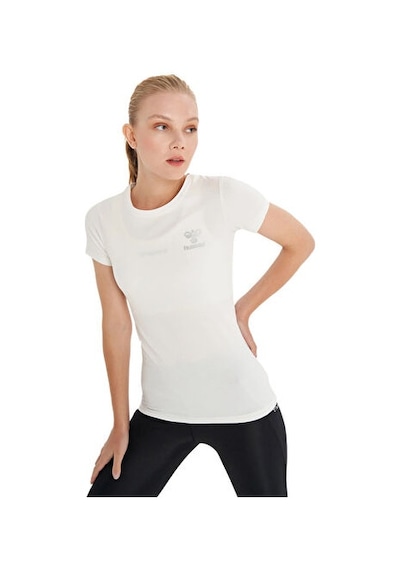 Hummel Hmldeni T-shirt Kadın Günlük Tişört 911306-9003 Beyaz Beyaz