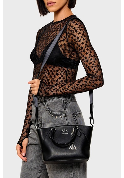 Armani Exchange Logolu Ayarlanabilir Askılı Çanta Kadın Çanta Xw003143 Af26569 Uc001 Siyah