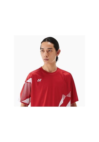 Yonex Yy25 16744 Erkek Spor Tişört Kırmızı Kırmızı