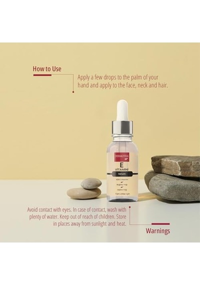 E Vitamini Nemlendirici Cilt Bakım Serumu 30 Ml
