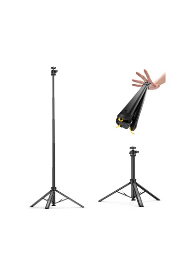 Ulanzi Mt93 160cm Otomatik Açılır Uka Ball Head Quick Release Alüminyum Tripod - T202