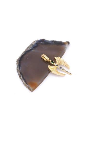 Ajda Charm Çelik Altın Kaplama Kadın Melek Model-chr-111 Altın