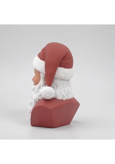 Happy3dworld Noel Baba Büst Kulaklık Standı, 3d Baskı Dj Noel Dekoru
