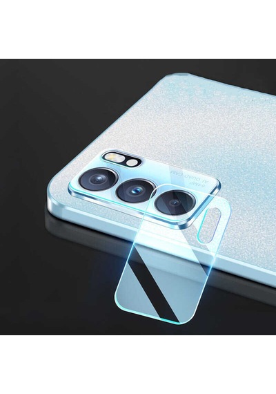 Oppo Reno 6 4G Nano Kamera Lens Koruma Camı Renksiz