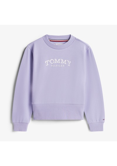 Tommy Hilfiger Crew Neck Çocuk Mavi Sweatshirt Kg0kg08989 Mavi
