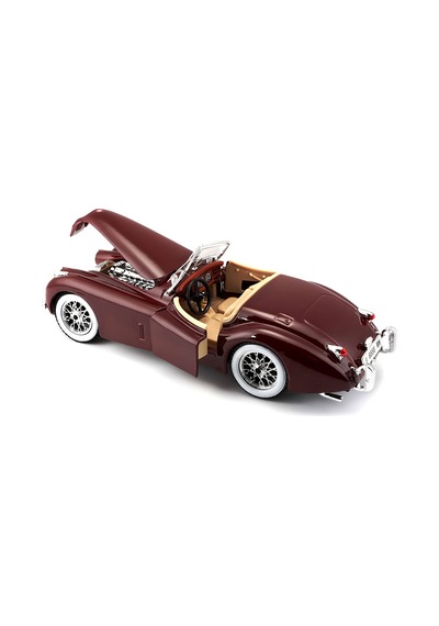 Burago 1/24 Ölçek 1951 Jaguar Xk 120 Roadster Klasik Model Araba Kahve