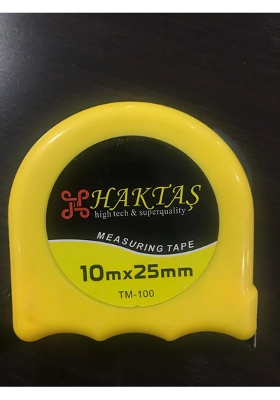 Çelik Şerit Metre 10 Mt x 25 MM