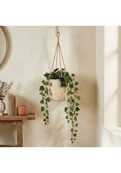 Yapay Sarmaşık Hedera Sarkıt Alacalı 90 Cm Yeşil