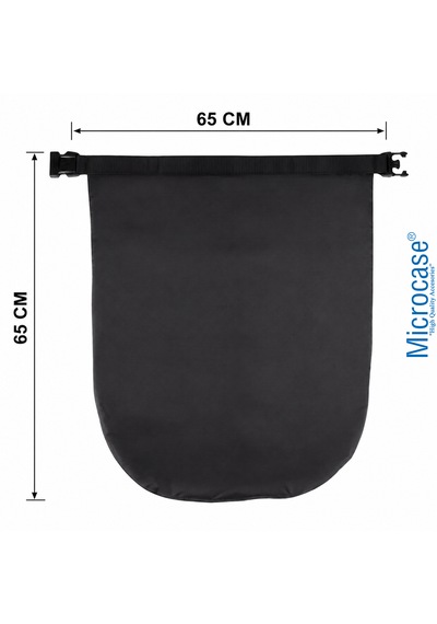 Microcase Bisiklet Scooter Kask Geniş Taşıma Çantası Kask Kılıfı 65x65 Cm Al5615 Siyah