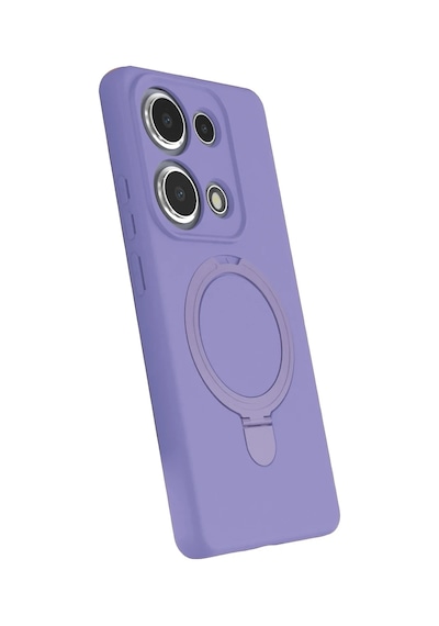 Xiaomi Redmi Note 13 Pro 4g Regal Magsafe Standlı Kapak - Lila 0.2M-Çok Renkli