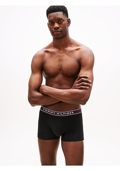 Tommy Hilfiger 3p Trunk Wb Erkek Pembe Boxer - Um0um03457 Tommy Hilfiger 3p Trunk Wb Erkek Pembe Boxer - Um0um03457