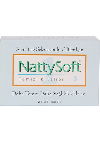 Nattysoft Aşırı Yağ Sekresyonlu Ciltler için Temizleme Kalıbı 100 G