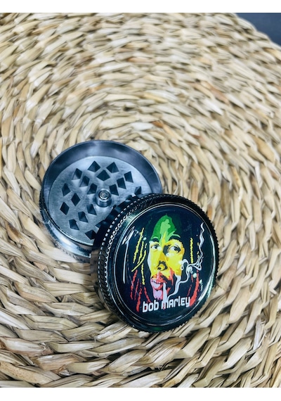 BobMarley Metal 2Parça SivriDiş TutunÖğütücü Grinder 50mm