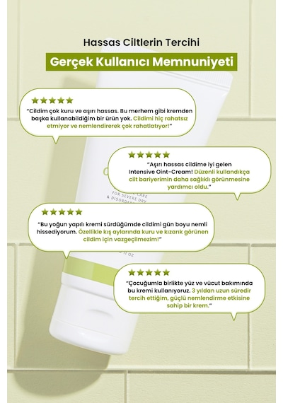 Aşırı Kuru Ve Hassas Ciltlere Bariyer Desteği Sunan Yoğun Bakım Kremi Zeroıd Intensive Oint-cream