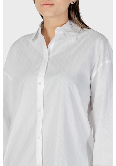 Armani Exchange Bayan Gömlek Xw001424 Af16631 U0002 Beyaz Beyaz