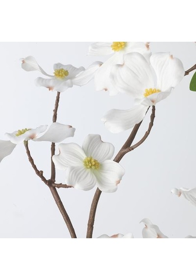 Ikea Smycka Yapay Çiçek, Beyaz, 100 Cm, Kızılcık Ağacı