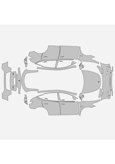 Tesla Model Y 2021 Juniper Full Paket , Hazır Kesim, 210 Mikron Ppf Tpu, Şeffaf Boya Koruma Filmi