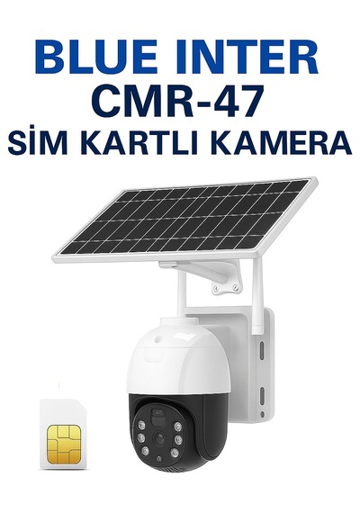 Cmr-46 Güneş Enerjili 4g Güvenlik Kamerası Kablosuz, Sirenli Wifi Gerektirmez
