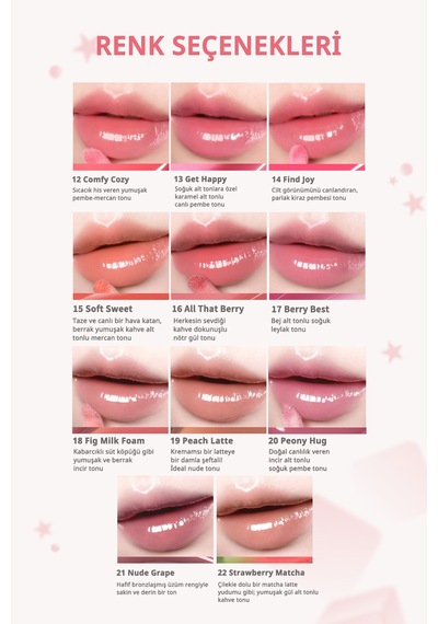 Dudaklara Dolgun Ve Işıltılı Görünüm Sunan Gloss Perıpera Ink Glasting Lip Gloss 18 Fig Milk Foam