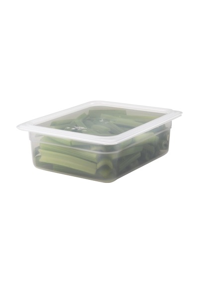 Cambro Gastronom Küvet 10cm Yarısaydam 1/2 - Dayanıklı Pp Saklama Kabı 2'li Ekonomik Paket - 2 Tarı 2 Adet