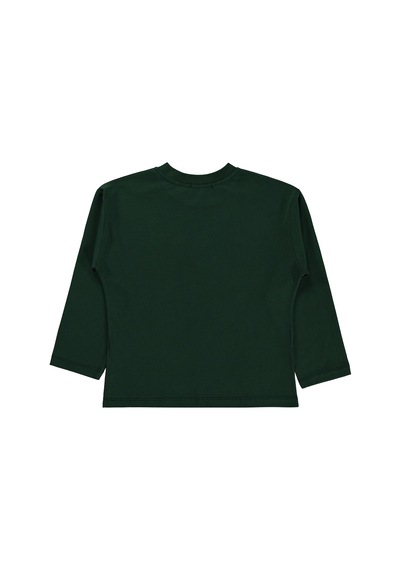 Civil Boys Game Everyday Baskılı 6-9 Yaş Sweatshirt Km - Yeşil Çam Yeşili
