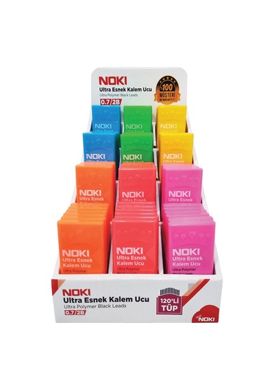 Kalem Ucu 120 Li 0.7 Mm 2b 3 Paket Noki Çoklu Versatil Kalem Uç Mekanik Uçlu Otomatik Kurşun Kalem Ucu 60 Mm Yumuşak