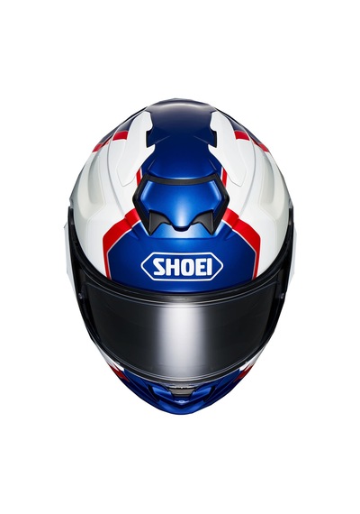 Shoei Gt-air 3 Realm Kapalı Motosiklet Kaskı Beyaz - Mavi - Kırmızı