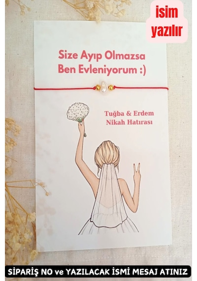 30 Adet Kına Hediyesi Kırmızı Şans Bilekliği - Nikah Hediyesi Kırmızı