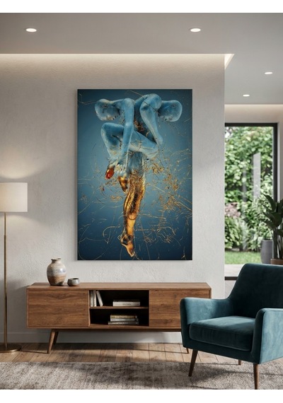 Tablo 60x90 Cm Büyük Boy Kafe Ve Salon Hediyelik Duvar Aksesuarı Ahşap  - Bej