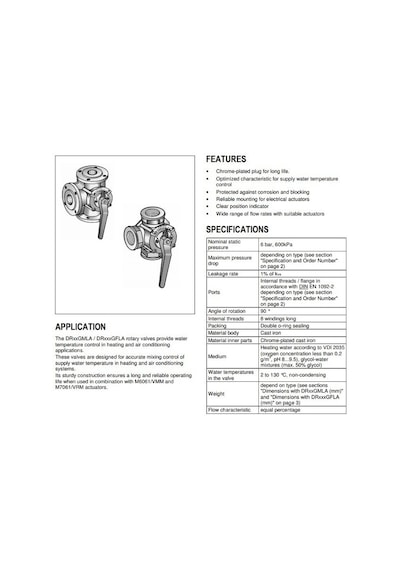 Honeywell Dr125Gfla Dn 125 Üç Yollu Rotary Vana Gövdesi