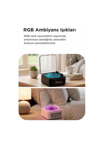 Özel Üretim Taşınabilir Görünümlü Bluetooth Hoparlör D61 Beyaz