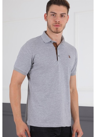 T8581 Dewberry Erkek T-shırt-gri Gri