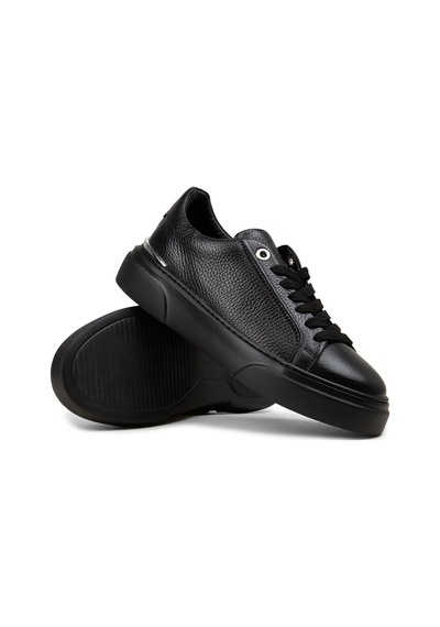 Deery Kadın Hakiki Deri Siyah Sneaker Ayakkabı - 00502zsyhe03