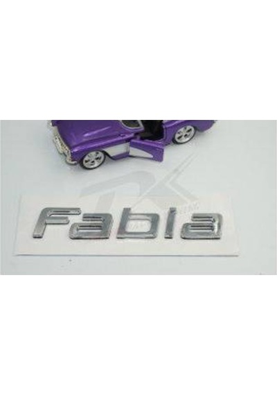 Skoda Fabia Bagaj Krom Yazı
