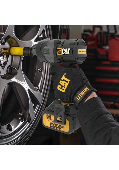 Cat DX7020.1 18V 4.0AH Çift Akülü Kömürsüz 700/880NM Profesyonel Şarjlı Somun Sıkma + 10 Adet Lokma Ucu
