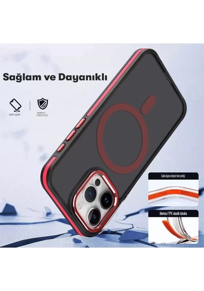 Joko Apple Uyumlu İphone 15 Pro Max Winner Magsafe Kapak - Lacivert - Özel Seri 8683140628161