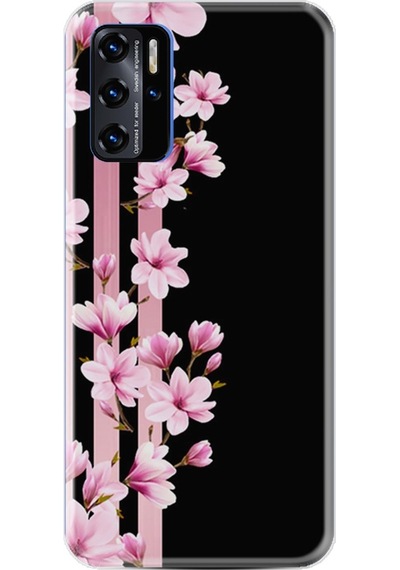 Reeder P13 Blue Max L 2021 Kılıf Boyun Askılı Pink Flowers 3 1393